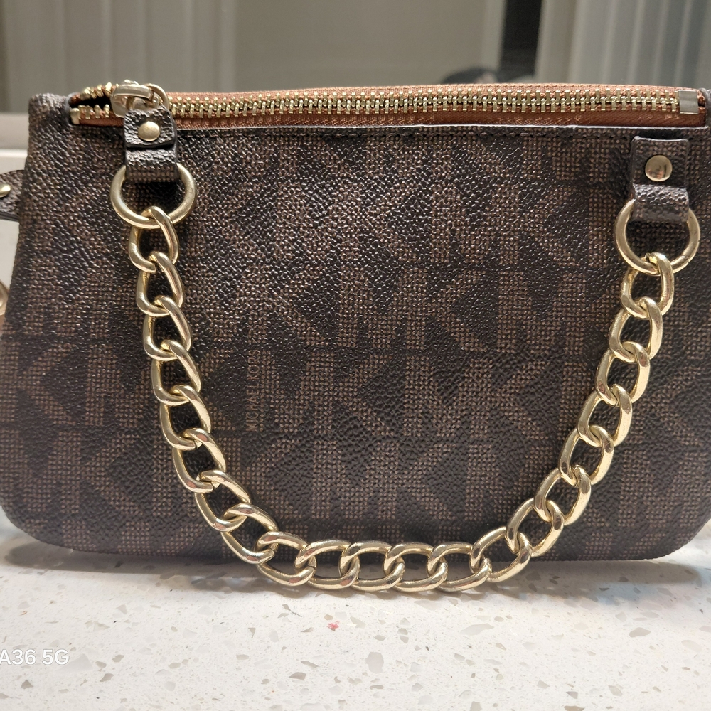 Michael Kors Brown Chain Shoulder Bag